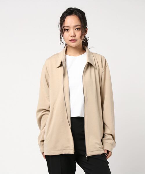 Bling Leads(ブリングリーズ)の「【Bl】ポンチ素材 ジップ・コーチジャケット(ブルゾン・メンズ・ブラック系その他/ブラウン系その他/ベージュ系その他/ブラック系その他2/ブラウン系その他2/ベージュ系その他2・MEDIUM/LARGE/X-LARGE)」の6枚目の写真