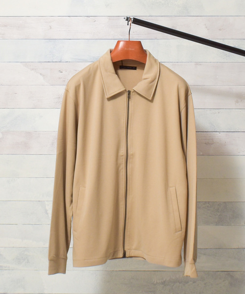 Bling Leads(ブリングリーズ)の「【Bl】ポンチ素材 ジップ・コーチジャケット(ブルゾン・メンズ・ブラック系その他/ブラウン系その他/ベージュ系その他/ブラック系その他2/ブラウン系その他2/ベージュ系その他2・MEDIUM/LARGE/X-LARGE)」の13枚目の写真