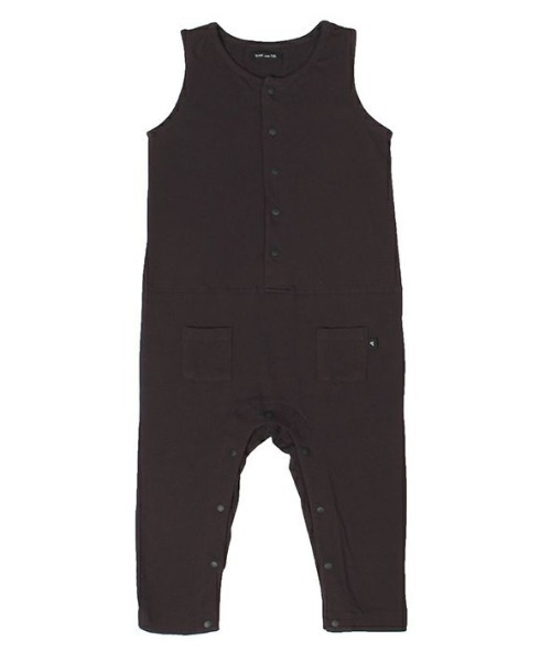 quoti use fith（クゥオティ　ユース　フィス）の「天竺 ノースリーブ プレイスーツ（ロンパース・キッズ・グリーン/グレー/チャコールグレー/ブルー/ピンク・80/90/70）」の7枚目の写真