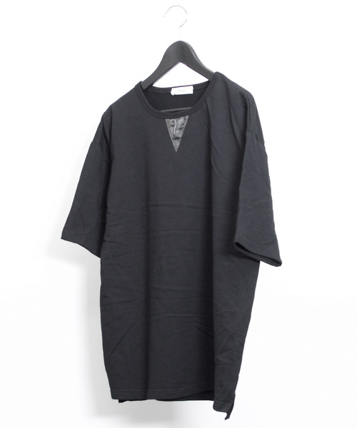 DETAILS(ディテールズ)の「DETAILS/PVCガゼットカットソー(Tシャツ/カットソー・レディース・ブラック/ネイビー/グレー・FREE)」の2枚目の写真