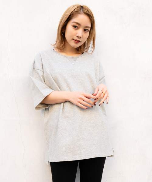 DETAILS(ディテールズ)の「DETAILS/PVCガゼットカットソー(Tシャツ/カットソー・レディース・ブラック/ネイビー/グレー・FREE)」の7枚目の写真
