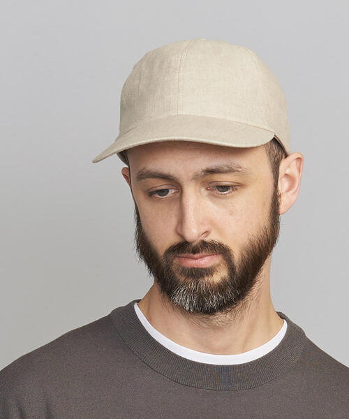 BEAUTY&YOUTH UNITED ARROWS（ビューティーアンドユースユナイテッドアローズ）の「BY リネン 6パネル キャップ（キャップ・メンズ・ダークブラウン/ブラック/ナチュラル/ネイビー・FREE）」の3枚目の写真