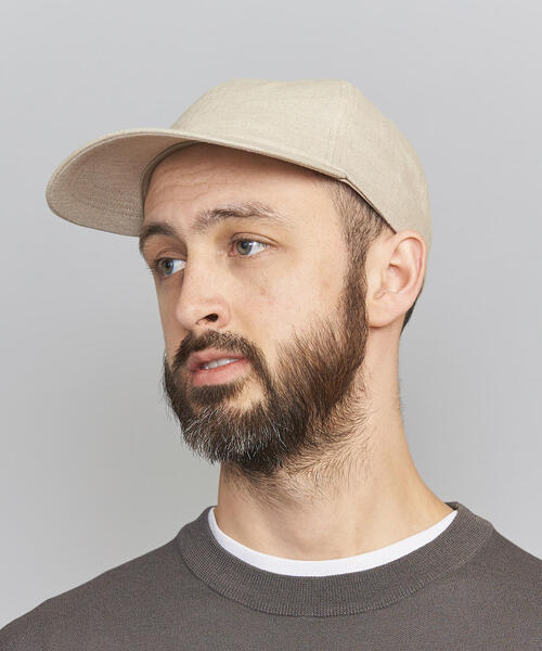 BEAUTY&YOUTH UNITED ARROWS（ビューティーアンドユースユナイテッドアローズ）の「BY リネン 6パネル キャップ（キャップ・メンズ・ダークブラウン/ブラック/ナチュラル/ネイビー・FREE）」の5枚目の写真