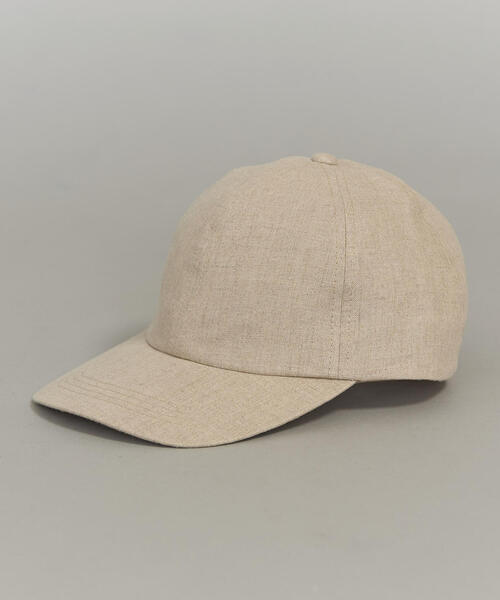 BEAUTY&YOUTH UNITED ARROWS（ビューティーアンドユースユナイテッドアローズ）の「BY リネン 6パネル キャップ（キャップ・メンズ・ダークブラウン/ブラック/ナチュラル/ネイビー・FREE）」の6枚目の写真