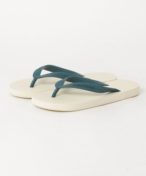 HIGHTIDE（ハイタイド）の「Hippobloo ヒッポブルー メンズ ビーチサンダル トングサンダル ビーサン（サンダル・メンズ・ブラック/オフホワイト/ダークブルー/ダークブラウン/ペールイエロー/テラコッタ/ブラウン/ネイビー系/ライトベージュ/ダークグレー・10/10.5/11）」の3枚目の写真