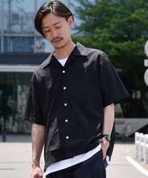 SHIPS | SU: コットン/レーヨン オープンカラー シャツ(シャツ/ブラウス)