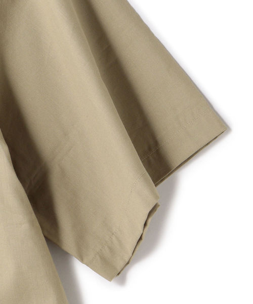 SHIPS（シップス）の「SU: コットン/レーヨン オープンカラー シャツ（シャツ/ブラウス・メンズ・ブラック/ベージュ/ネイビー/キャメル/ワイン・SMALL/MEDIUM/LARGE）」の6枚目の写真