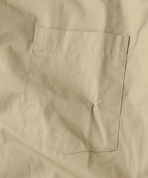 SHIPS（シップス）の「SU: コットン/レーヨン オープンカラー シャツ（シャツ/ブラウス・メンズ・ブラック/ベージュ/ネイビー/キャメル/ワイン・SMALL/MEDIUM/LARGE）」の17枚目の写真