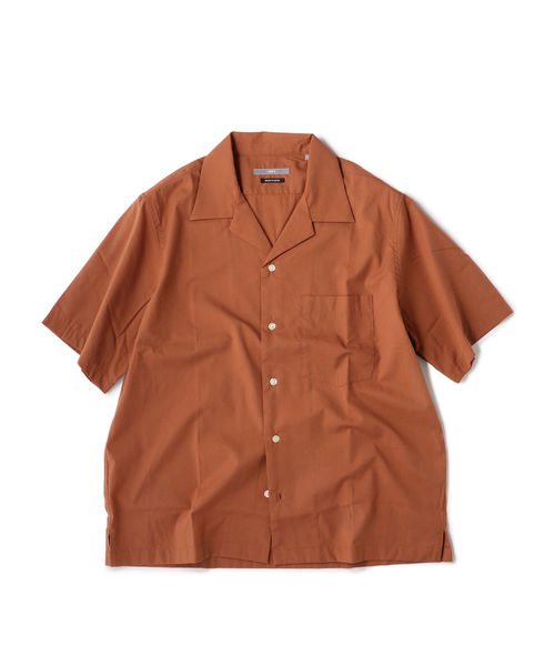 SHIPS（シップス）の「SU: コットン/レーヨン オープンカラー シャツ（シャツ/ブラウス・メンズ・ブラック/ベージュ/ネイビー/キャメル/ワイン・SMALL/MEDIUM/LARGE）」の11枚目の写真