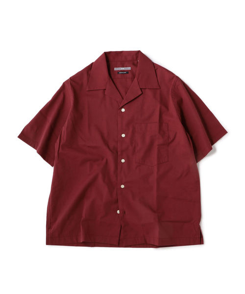 SHIPS（シップス）の「SU: コットン/レーヨン オープンカラー シャツ（シャツ/ブラウス・メンズ・ブラック/ベージュ/ネイビー/キャメル/ワイン・SMALL/MEDIUM/LARGE）」の16枚目の写真