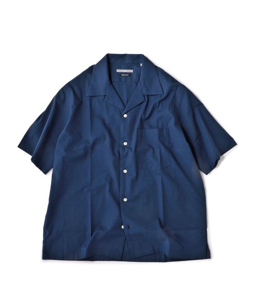 SHIPS（シップス）の「SU: コットン/レーヨン オープンカラー シャツ（シャツ/ブラウス・メンズ・ブラック/ベージュ/ネイビー/キャメル/ワイン・SMALL/MEDIUM/LARGE）」の21枚目の写真