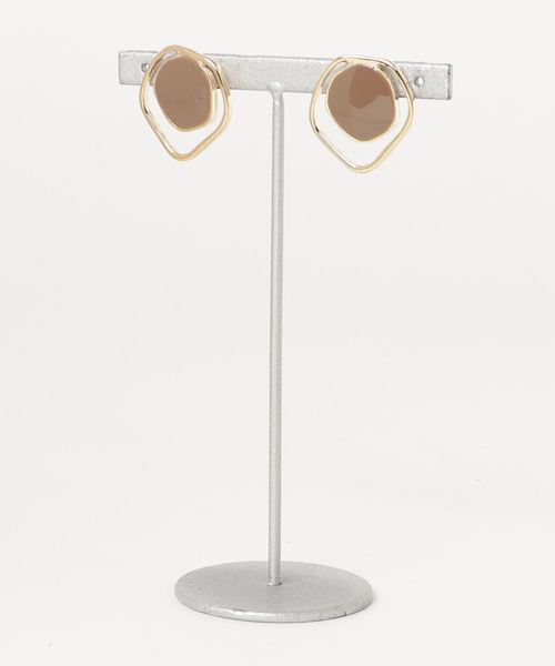 dictionary（ディクショナリー）の「【dictionary / ディクショナリー】 デザイン アンティーク ピアス（ピアス（両耳用）・レディース・ブラック/ライトホワイト/ベージュ/ネイビー/ブラウン/イエロー/オレンジ/グリーン/ライトグリーン/ライトブラウン/クリアブラック/クリアブルー/ワインレッド/クリアイエロー/ブラック系その他/ライトピンク/ダークネイビー・FREE）」の22枚目の写真