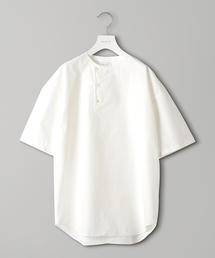 EN ROUTE | ＜EN ROUTE（アンルート）＞コットンエステル タイプライター ノーカラー プルオーバー(シャツ/ブラウス)