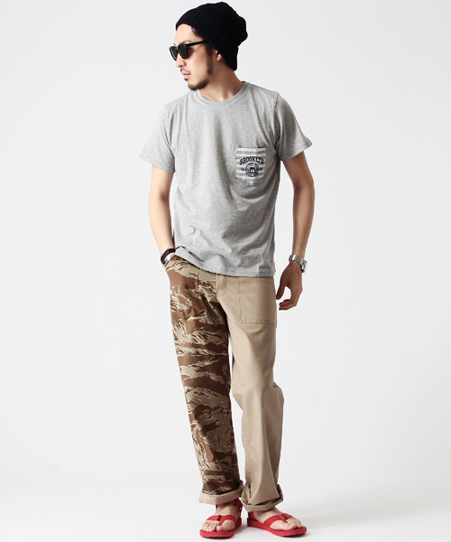 BEAMS（ビームス）の「○GUNG HO×BEAMS / 別注 ベイカーパンツ（カーゴパンツ・メンズ・カーキ/オリーブ・30inch/34inch/36inch/32inch）」の18枚目の写真
