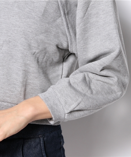 OUTLET（アウトレット）の「【who's who Chico】ZIPスウェットプルオーバー（ニット/セーター・レディース・グレー/ネイビー/ホワイト/ミント・MEDIUM）」の10枚目の写真