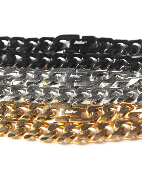Anthe（アンテ）の「Anthe / stainless kihei chain bracelet（ブレスレット・レディース・ブラック/シルバー/ゴールド・FREE）」の4枚目の写真