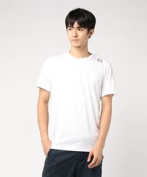 ライン ロゴ ワークアウト クルーネック 機能 Tシャツ