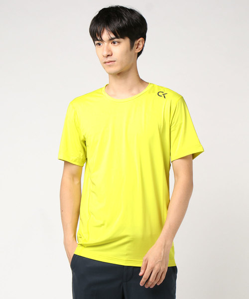 CALVIN KLEIN PERFORMANCE(カルバンクラインパフォーマンス)の「ライン ロゴ ワークアウト クルーネック 機能 Tシャツ(Tシャツ/カットソー・メンズ・ホワイト/ブラック/ネイビー/ライム・S/M/L/XL)」の4枚目の写真