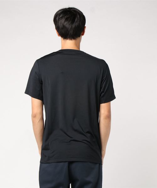 CALVIN KLEIN PERFORMANCE(カルバンクラインパフォーマンス)の「ライン ロゴ ワークアウト クルーネック 機能 Tシャツ(Tシャツ/カットソー・メンズ・ホワイト/ブラック/ネイビー/ライム・S/M/L/XL)」の6枚目の写真