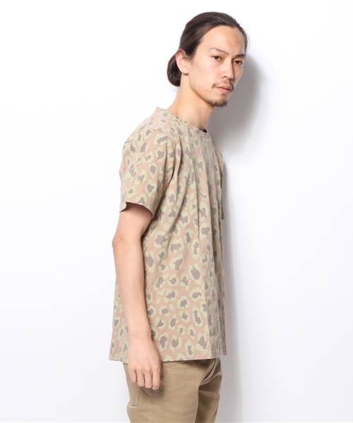 OUTLET(アウトレット)の「【Ciaopanic】総柄TEE(Tシャツ/カットソー・メンズ・ベージュ・LARGE/MEDIUM)」の5枚目の写真