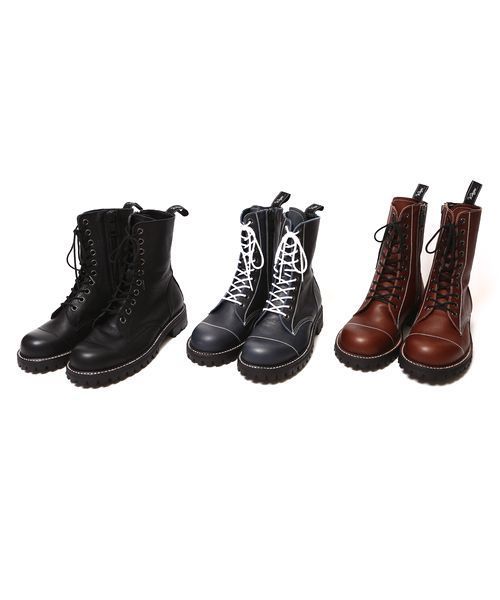 VIRGOwearworks(ヴァルゴウェアワークス)の「MILITARIA SPECIAL LEATHER BOOTS(ブーツ・メンズ・ブラック/ブラウン/ブルー/ブルー系その他/レッド・28cm/27cm/26cm/23.5cm)」の9枚目の写真