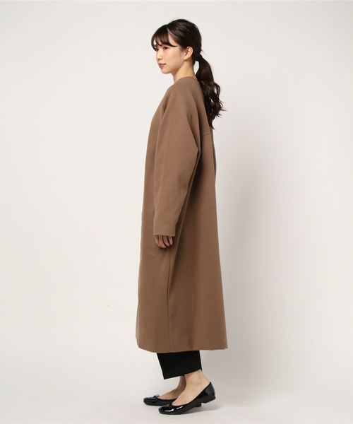 rps（アールピーエス）の「エコメルトンチェスターコート（チェスターコート・レディース・ベージュ/ブラウン/ピンク/ベージュ系その他・M）」の17枚目の写真