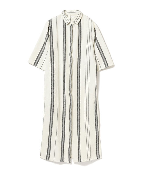 Seeall ストライプ ロングシャツ ドレス シャツワンピース Demi Seeall ストライプ ロングシャツ ドレス シャツワンピース Demi