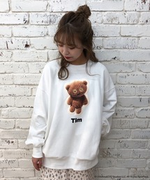 one after another NICE CLAUP | ティム／アップリケスエット(Tシャツ/カットソー)