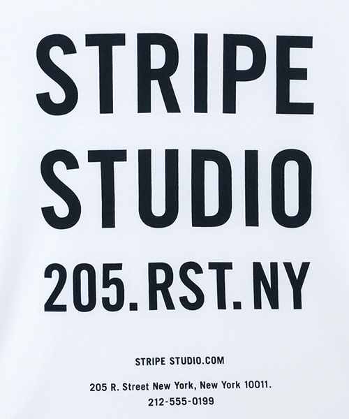 MAISON DE REEFUR(メゾンドリーファー)の「STRIPE STUDIO Tシャツ(Tシャツ/カットソー・レディース・ホワイト/ブラック・38)」の14枚目の写真