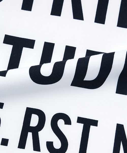 MAISON DE REEFUR(メゾンドリーファー)の「STRIPE STUDIO Tシャツ(Tシャツ/カットソー・レディース・ホワイト/ブラック・38)」の8枚目の写真