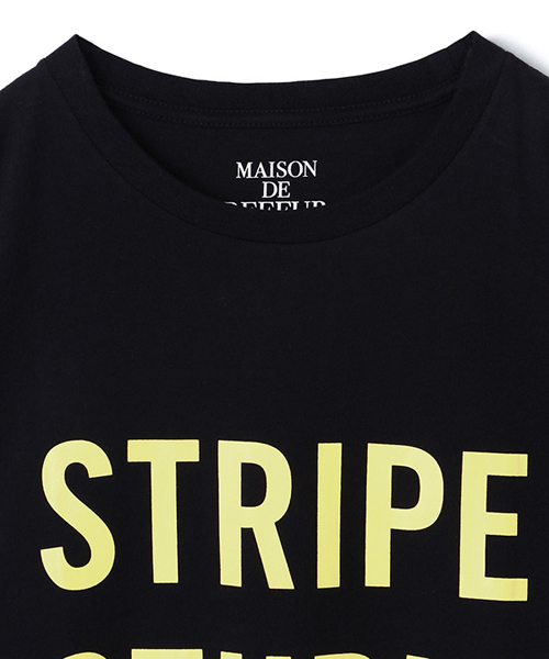 MAISON DE REEFUR(メゾンドリーファー)の「STRIPE STUDIO Tシャツ(Tシャツ/カットソー・レディース・ホワイト/ブラック・38)」の20枚目の写真
