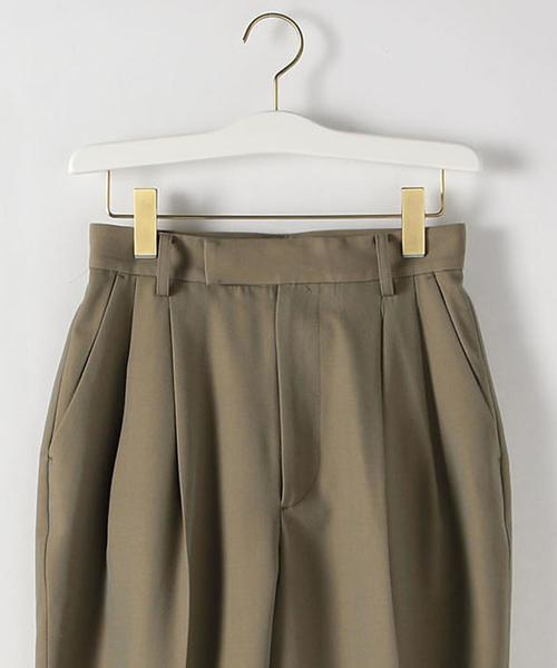 Steven Alan（スティーブンアラン）の「＜Steven Alan＞FRONT TUCK TAPERED PANTS/パンツ（その他パンツ・レディース・ターコイズブルー/オリーブ・MEDIUM/SMALL/LARGE）」の10枚目の写真