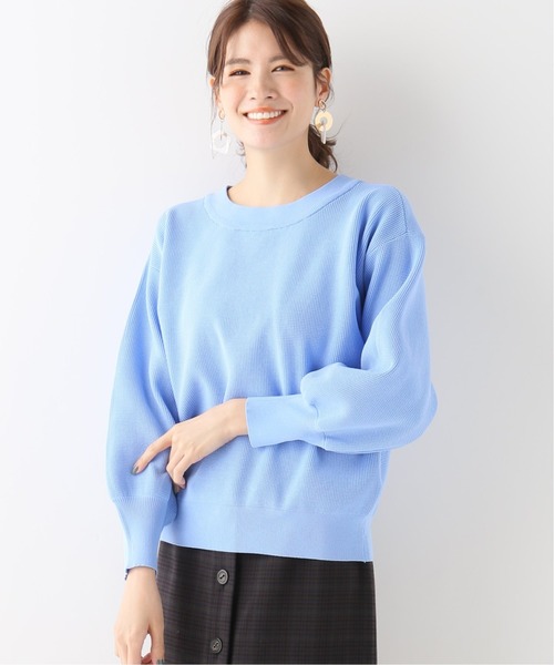 B.C STOCK(ベーセーストック)の「2wayワッフルニットプルオーバー(ニット/セーター・レディース・グレー/ベージュ/サックスブルー・FREE)」の1枚目の写真