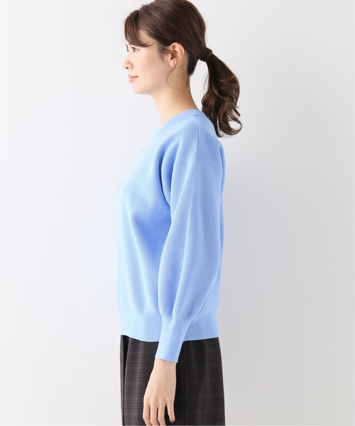 B.C STOCK(ベーセーストック)の「2wayワッフルニットプルオーバー(ニット/セーター・レディース・グレー/ベージュ/サックスブルー・FREE)」の7枚目の写真