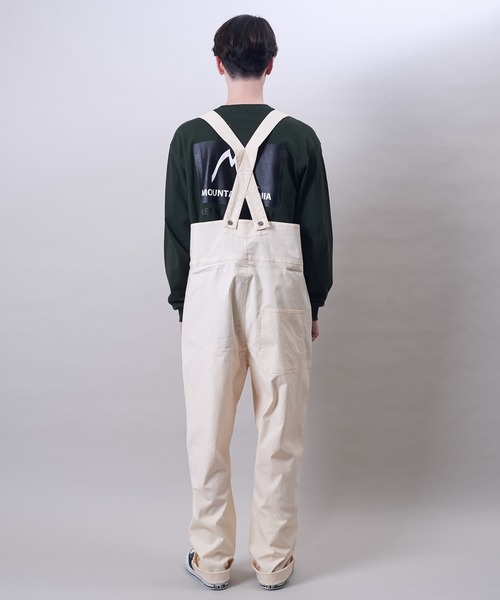 ADPOSION(アドポーション)の「ストレッチライトツイルオーバーオール / ストレッチデニムオーバーオール / デッキパンツ(サロペット/オーバーオール・メンズ・アイボリー/ブラック/ブラック系その他/ライトブラウン/グレイッシュベージュ/インディゴブルー・MEDIUM/LARGE)」の21枚目の写真