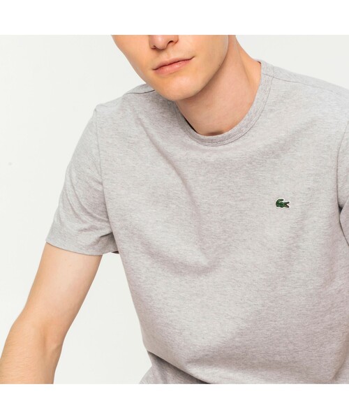LACOSTE(ラコステ)の「スリムフィット クロコエンブレムクルーネックTシャツ (半袖)(Tシャツ/カットソー・メンズ・ホワイト/ブラック/ネイビー/グレー・1/2/4/6/3/5)」の11枚目の写真