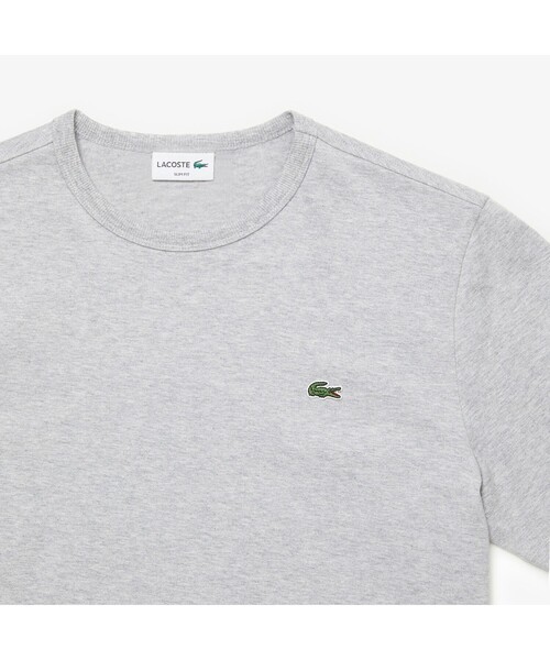LACOSTE(ラコステ)の「スリムフィット クロコエンブレムクルーネックTシャツ (半袖)(Tシャツ/カットソー・メンズ・ホワイト/ブラック/ネイビー/グレー・1/2/4/6/3/5)」の10枚目の写真
