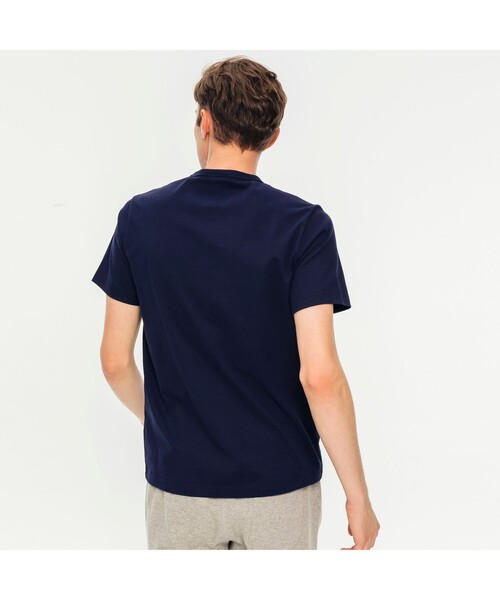 LACOSTE(ラコステ)の「スリムフィット クロコエンブレムクルーネックTシャツ (半袖)(Tシャツ/カットソー・メンズ・ホワイト/ブラック/ネイビー/グレー・1/2/4/6/3/5)」の8枚目の写真