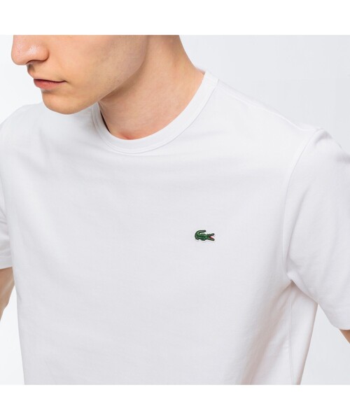 LACOSTE(ラコステ)の「スリムフィット クロコエンブレムクルーネックTシャツ (半袖)(Tシャツ/カットソー・メンズ・ホワイト/ブラック/ネイビー/グレー・1/2/4/6/3/5)」の19枚目の写真