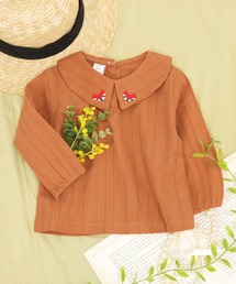 OSYAREVO（オシャレボ）の「【キッズ】FOX刺繍トップス（シャツ/ブラウス）」