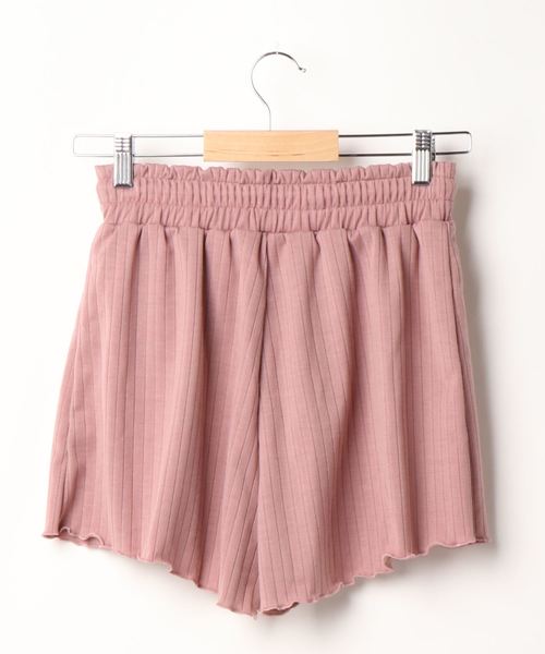 bijorie（ビジュリィ）の「ショートパンツ／リブ素材（ルームウェア/パジャマ・レディース・ネイビー/ピンク・FREE）」の10枚目の写真