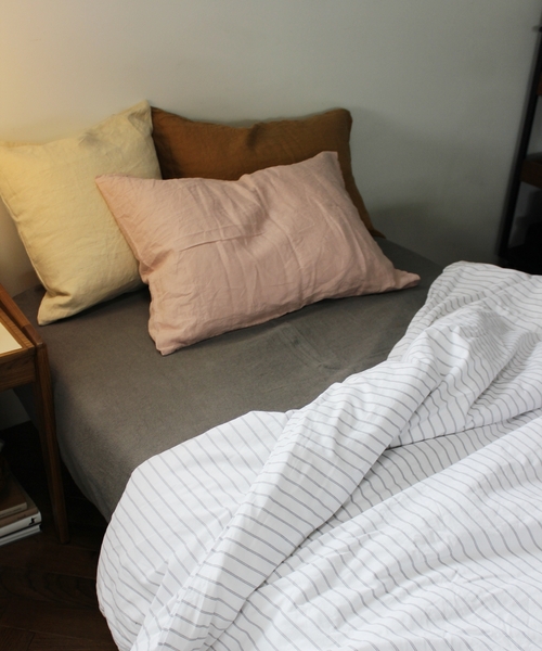 journal standard Furniture （ジャーナルスタンダードファニチャー）の「DUVET COVER Q  STRIPE 掛け布団カバー（寝具・レディース・その他・FREE）」の4枚目の写真