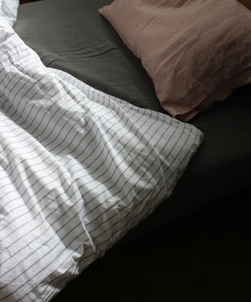 journal standard Furniture （ジャーナルスタンダードファニチャー）の「DUVET COVER Q  STRIPE 掛け布団カバー（寝具・レディース・その他・FREE）」の5枚目の写真