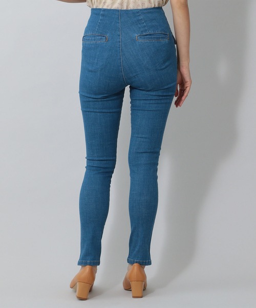 ME COUTURE（ミークチュール）の「ハイウエストスキニーパンツ（デニムパンツ・レディース・インディゴブルー/ブルー系その他・0/00/1）」の15枚目の写真