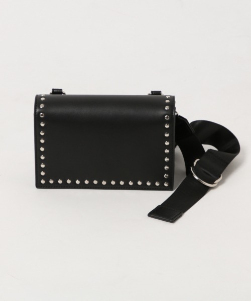 PAGEBOY（ページボーイ）の「スタッズスクエアショルダー（ショルダーバッグ・レディース・ブラック/パープル/オフホワイト・FREE）」の12枚目の写真