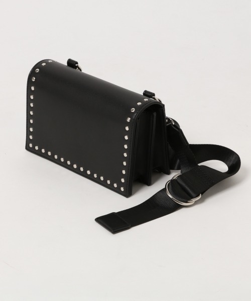 PAGEBOY（ページボーイ）の「スタッズスクエアショルダー（ショルダーバッグ・レディース・ブラック/パープル/オフホワイト・FREE）」の7枚目の写真