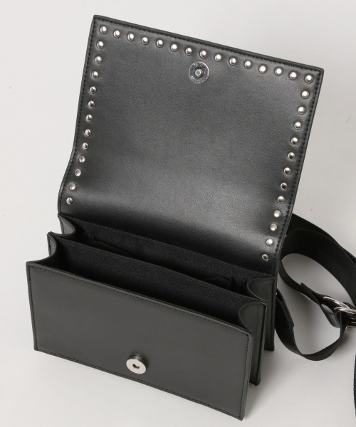 PAGEBOY（ページボーイ）の「スタッズスクエアショルダー（ショルダーバッグ・レディース・ブラック/パープル/オフホワイト・FREE）」の13枚目の写真