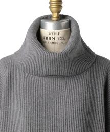 ドゥロワー drawer カシミア タートルネックセーター サイズ1 グレー Drawer ドゥロワー 18G カシミヤシルクリブタートルニット GRAY
