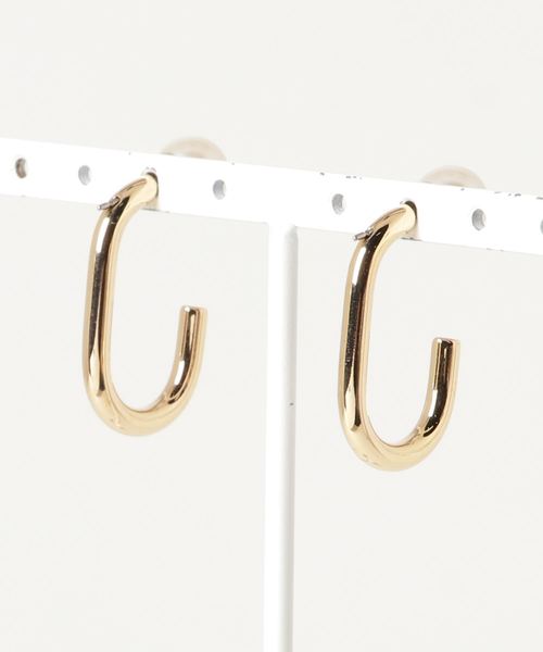 dix（ディス）の「Pearl Ellipse ピアス（ピアス（両耳用）・レディース・ホワイト・FREE）」の2枚目の写真