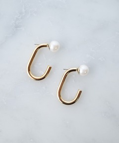 セール】K10 シェルパール Uライン ピアス（ピアス（両耳用））｜Jewel